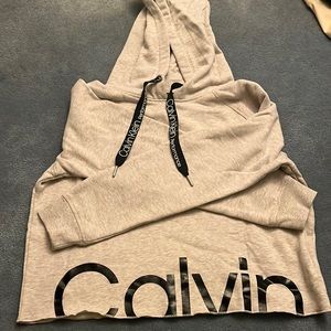CK women’s performance cropped sweatshirt